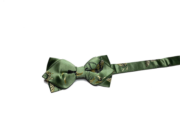 Mr. Bart-green lake green-butterfly-bow tie-蝶ネクタイ 2枚目の画像