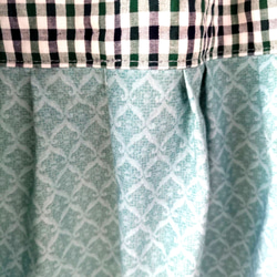 爽やかなブルー系　三段ティアードスカート 8枚目の画像