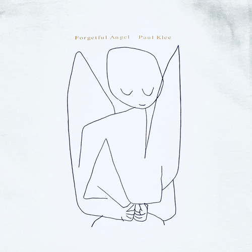 パウル・クレー 忘れっぽい天使 綿5.6オンスTシャツ 白 SMLサイズ有り