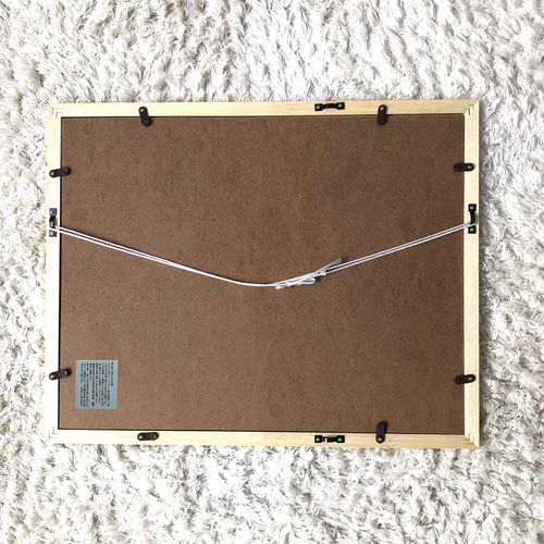 醍醐の桜02」透明水彩画 原画 風景画 額縁付 F4サイズ 絵画 Oni