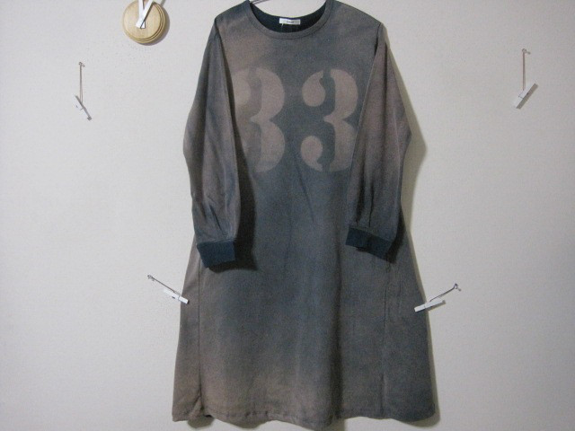 1点物　オンリーワンピース　SPナンバー【33】Tシャツ　Aライン　ネイビー　チェニック/ワンピース/プレゼント