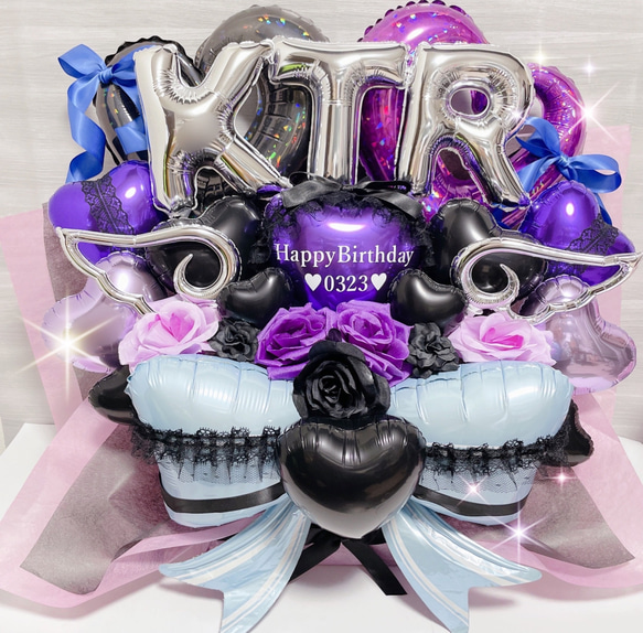 バルーンギフト　バルーンアレンジ 結婚祝い　誕生日　生誕祭　推し　開店祝い　ギフト　プレゼント　バルーン TravisJapan