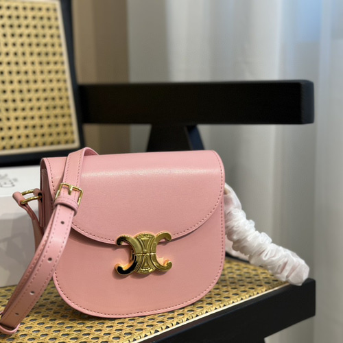 【CELINE】めちゃ可愛い！lady's クロック ショルダーバッグ セリーヌ ショルダーバッグ クロード トリオンフ ミニバッグ