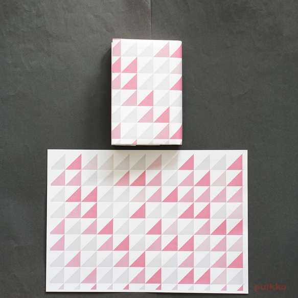 紙書封面三角形設計（彩色）（5 件套） 第7張的照片