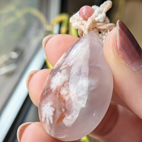 ☆〜ふわふわCute〜☆チェリーブロッサムアゲート・桜瑪瑙 ☆〜ふわふわCute〜☆チェリーブロッサムアゲート・桜瑪瑙
