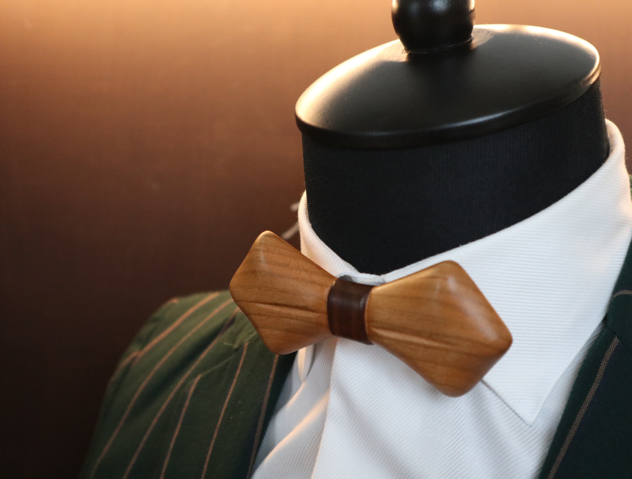 木製蝶ネクタイ【山桜×ウォルナット】