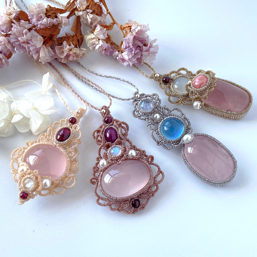 ♥️母の日SALE♥️】ローズクォーツ×インカローズ×ムーンストーン