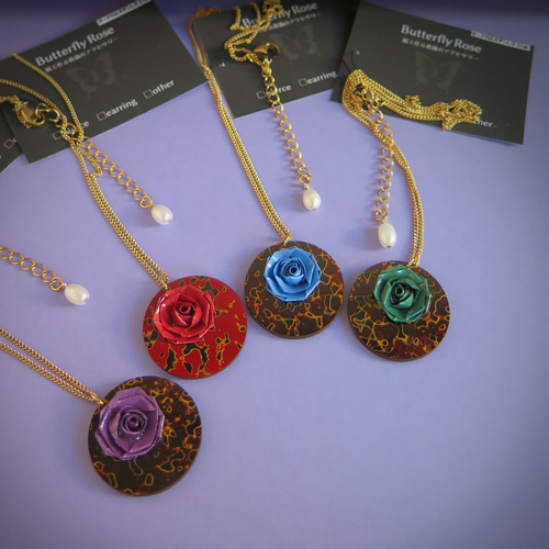 2023新作！歴史上初 ロザフィ×伝統工芸品・津軽塗 コラボネックレス