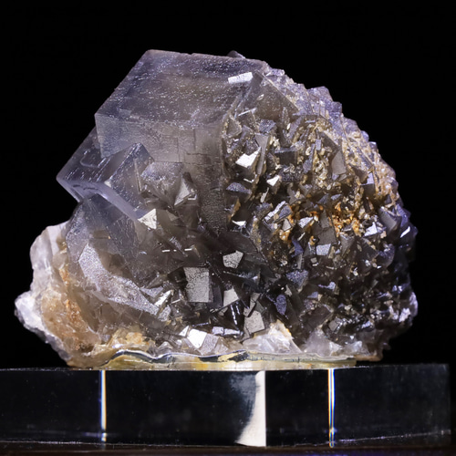 133g 紫の『ジオデジック・テッセレーション美』天然 フローライト