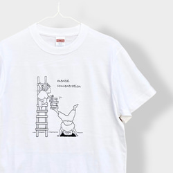 Tシャツ「精神統一」サンドカーキ 6枚目の画像