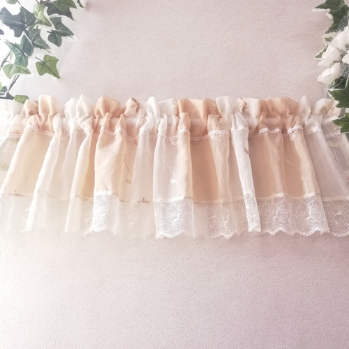 春新作SALE♥バランスカフェカーテン♡グラデーション レース2種 20 