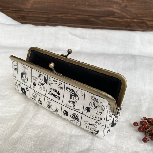 受注製作】モノトーンハニーチューン筆箱 スマートペンケース メガネ  