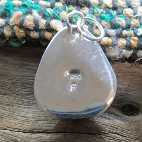 ナチュラル ネバダ産 FOXターコイズ シルバー950 インディアン