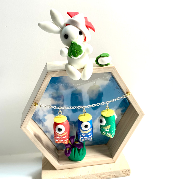 子どもの日 五月人形 〜樹脂粘土〜粘土細工 子どもの日 五月人形 〜樹脂粘土〜粘土細工 子どもの日 五月人形