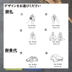 お車代　封筒　御車代　御礼　お礼　トレーシングペーパー　高級　おしゃれ　結婚式　心付け　可愛い　水引 3枚目の画像