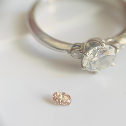 天然　ピンクダイヤモンド　Fancy pinkish brown  ルース　アーガイル産　0.055ct 13枚目の画像