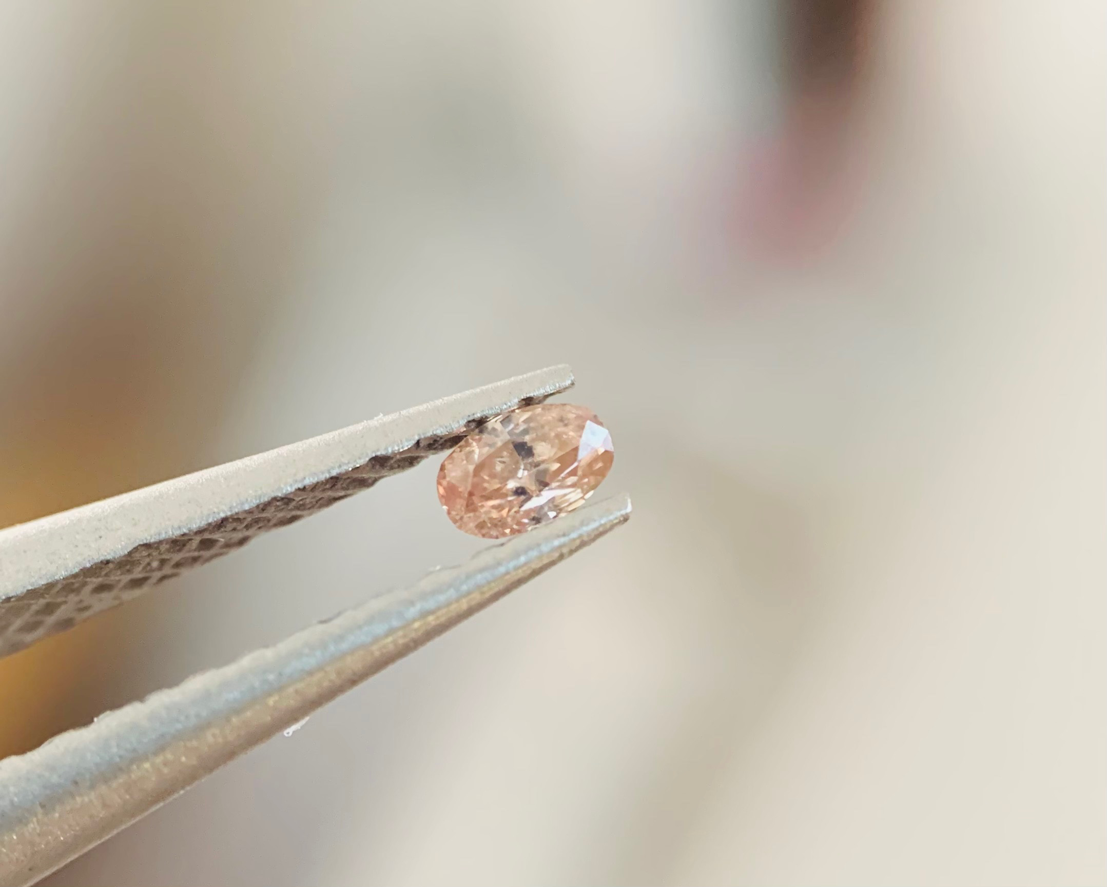 天然　ピンクダイヤモンド　Fancy pinkish brown  ルース　アーガイル産　0.055ct 31,200円