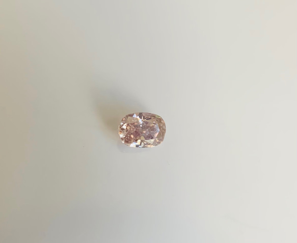 天然　ピンクダイヤモンド　Fancy light brown pink ルース　アーガイル産　0.037ct 3枚目の画像