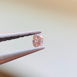 天然　ピンクダイヤモンド　Fancy light brown pink ルース　アーガイル産　0.037ct 1枚目の画像