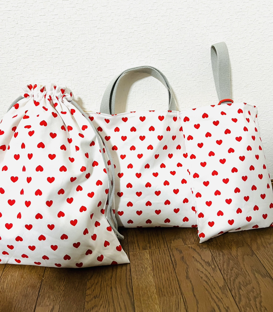 ★入園、入学★レッスンバッグ、お着替え袋、シューズ袋セット