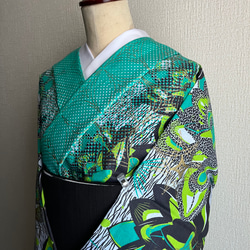 Sold 清水屋呉服(藤が丘)×アフリカン着物 WOODIN 3枚目の画像