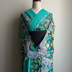 Sold 清水屋呉服(藤が丘)×アフリカン着物 WOODIN 9枚目の画像