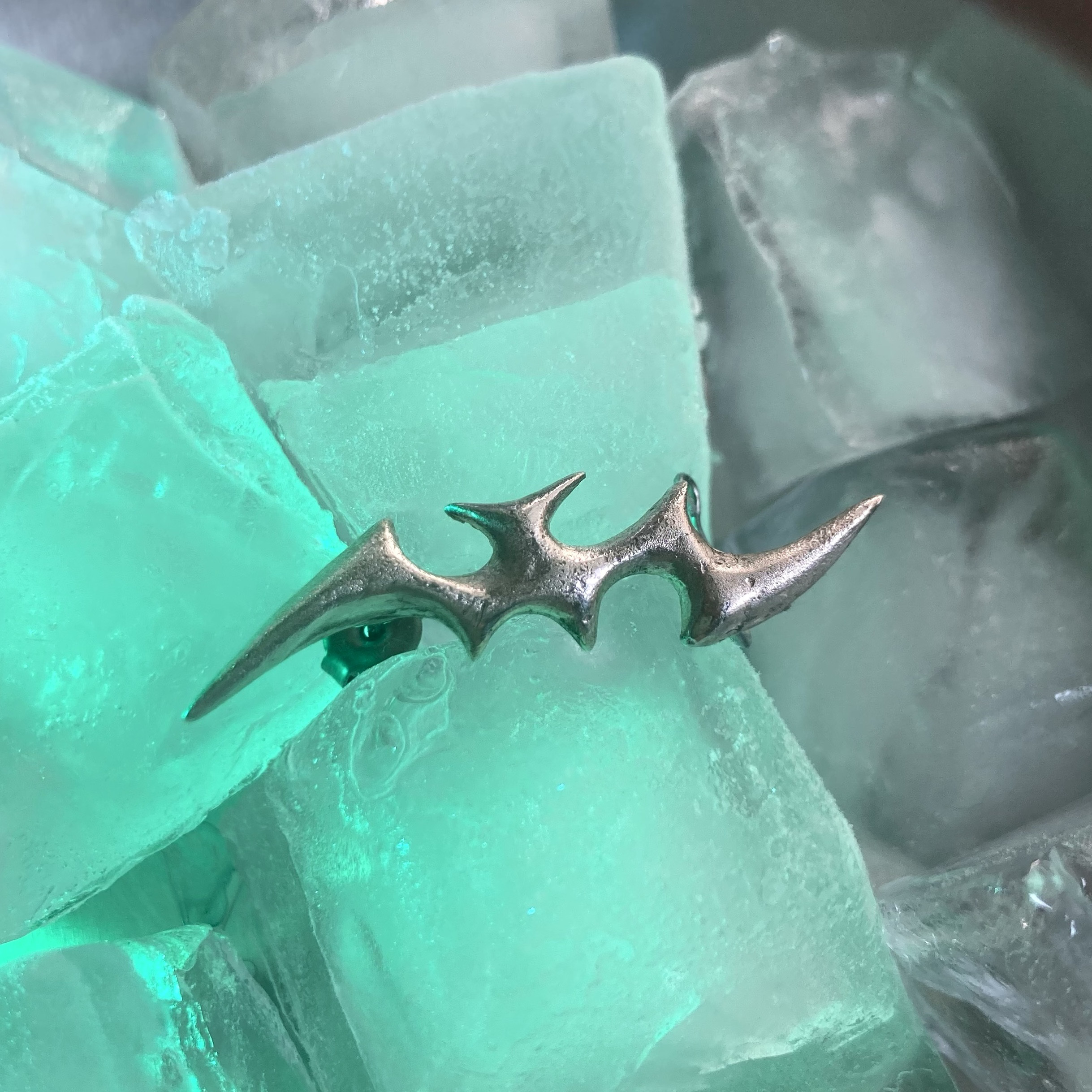 silver tribal pierce