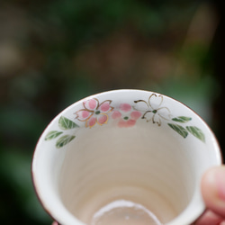 京焼・清水焼  湯呑（小） 桜(A) 2枚目の画像