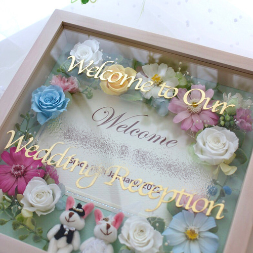 結婚式のウェルカムボードから様々なお祝いのシーンまで！□22