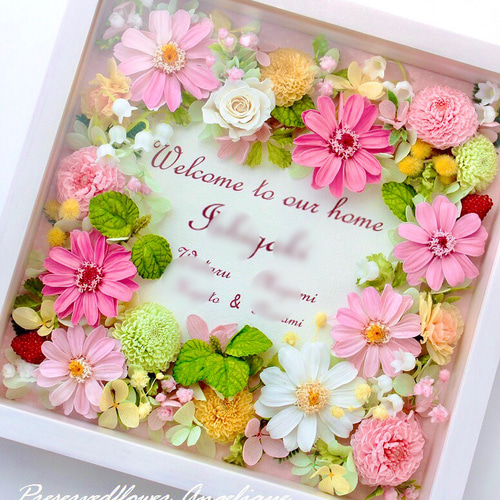 文字入れします♡薔薇のウエルカムボード 薔薇のウエディング＆ウエルカムボード（文字入れ無料）トールペイント