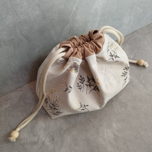 送料無料】 lace flour お弁当袋 巾着袋 入園入学 入園入学オーダー会