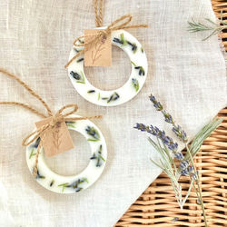 タイムのリース ⌘香りが選べる⌘ 天然精油香る アロマワックスサシェ