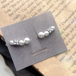 \\新色追加// 着けてる事を忘れる♡イヤークリップ 【ジルコニアフラワー】両耳 5枚目の画像