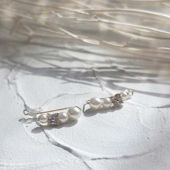 \\新色追加// 着けてる事を忘れる♡イヤークリップ 【ジルコニアフラワー】両耳 8枚目の画像