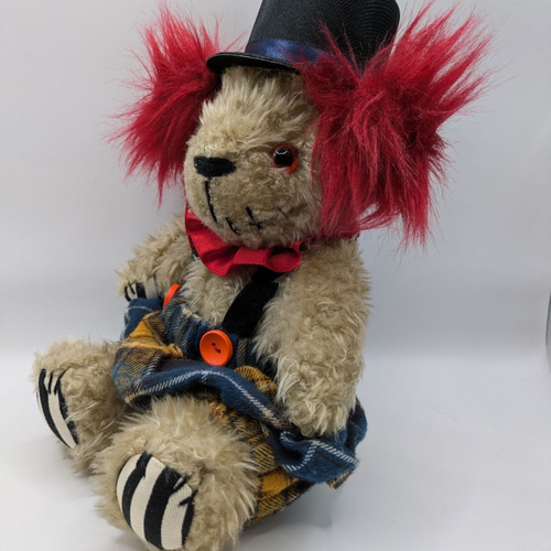 デビルピエロ（23cm）【moko* hand made bear】 ぬいぐるみ
