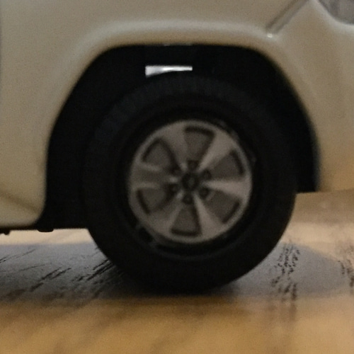 トミカトヨタランドクルーザー用純正アルミホイール4個セット