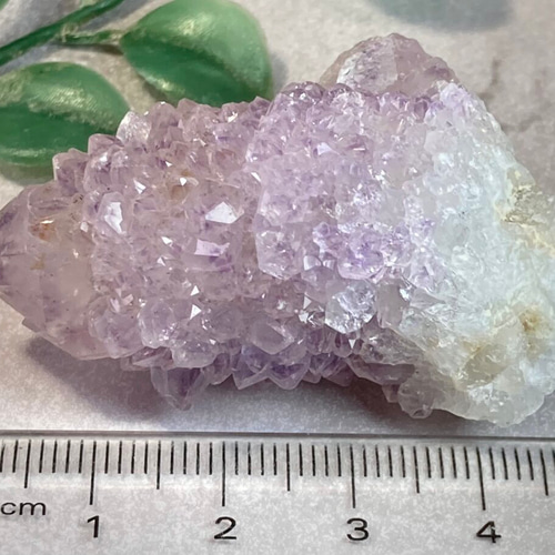 虹入り✨カクタスアメジスト サボテン水晶 ラフストーン 原石