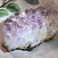 【レアな共生、愛の守護石】天然石 カルサイト共生アメジスト 原石クラスター 5a765ce0c6dd3294801aa7d7f08c61