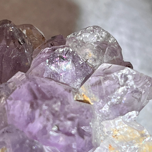 カルサイト付着 ゲーサイト内包✨【愛の守護石♡】アメジスト