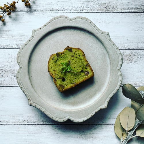 輪花ケーキスタンド 中皿 クラフト-tenka 通販 15620672｜Creema(クリーマ)