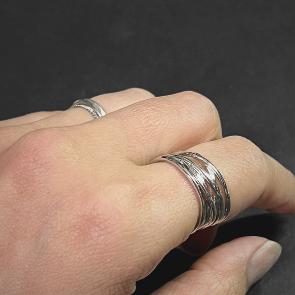 シルバ−925 デザインリング B / silver925 design ring 2枚目の画像