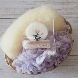 はじめてでも可愛く作れる！羊毛フェルト初心者さん向け動画付きひつじちゃんキット 7枚目の画像