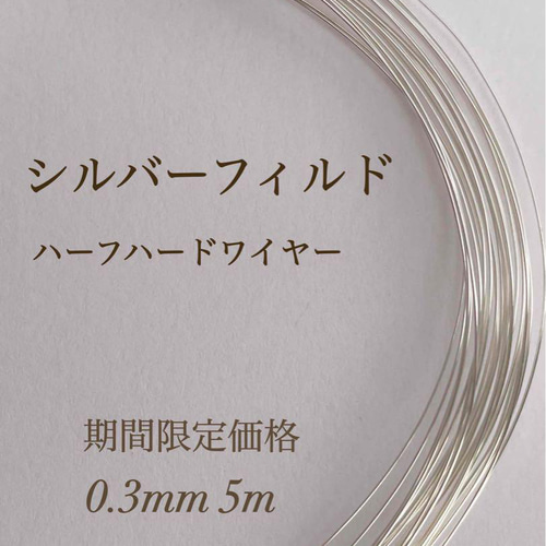 新価格　高品質　14kgf 0.3ミリ　ハーフハードワイヤー　5m 14kgfハーフハードワイヤー0.3㎜.0.4㎜ 各5m - メルカリ