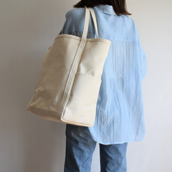 WIDE TOTE BAG （キナリ） 7枚目の画像