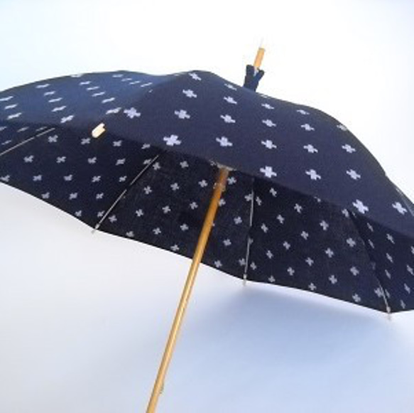 久留米絣の日傘　「乙女峠」 5枚目の画像