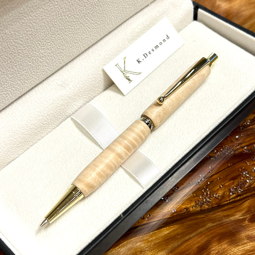 世界に1本だけ】栃の木 シャープペン CCZ1076 ペン・筆記用具 金井工房