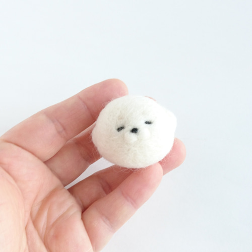 和菓子なアザラシ 羊毛フェルト 羊毛フェルト アカツキコ 通販