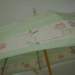 越後紬の日傘「花会式（はなえしき）」 8枚目の画像