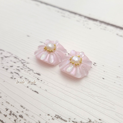 フットネイル ぷっくりフラワー ネイルチップ（つけ爪） Lode Lode  