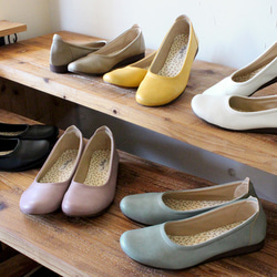 【廃番色セール】ふんわり柔らか♪バレエシューズ(PETAL) 靴 日本製 国産素材  【5日以内発送】 5枚目の画像